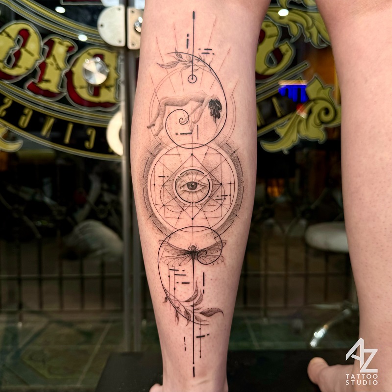 Dedicated Linework at Azone Tattoo