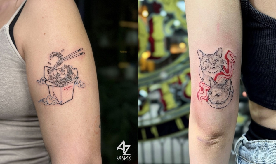 Fine Line Tattoo Perfect for Small Spaces