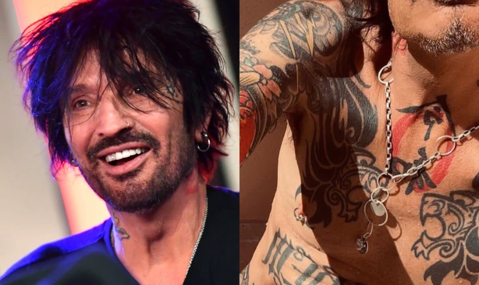 Rock Star Tommy Lee Set a Tattoo Record in the Sky