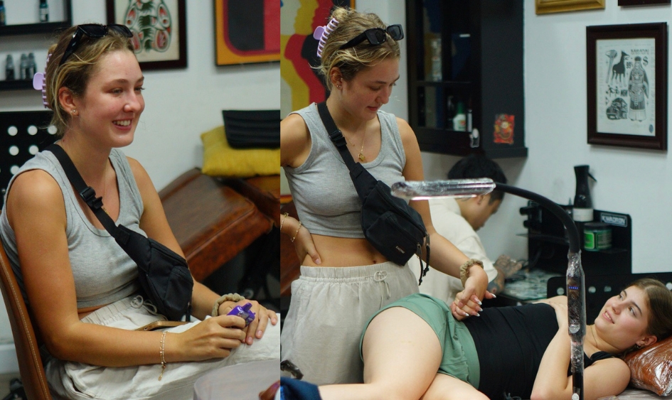 Carefully when getting a new tattoo