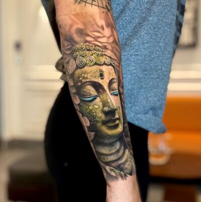 Best buddha tattoo at Azone