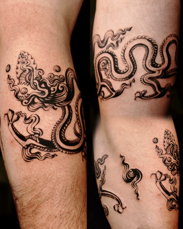 Vietnamese dragon tattoo