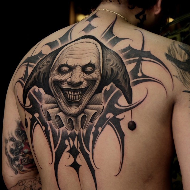 Another type of back tattoo for men