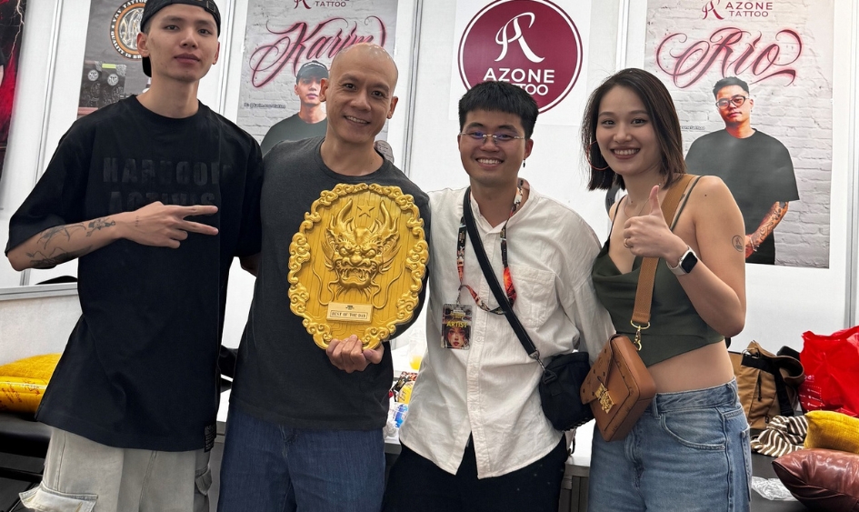Azone Tattoo tự hào là studio uy tín với nhiều giải thưởng danh giá