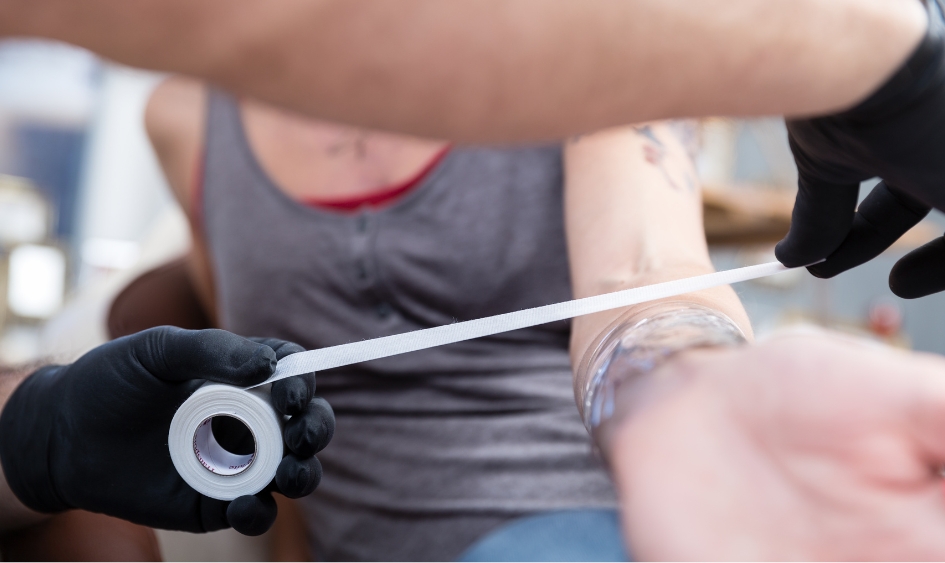 Keep your tattoo away from water
